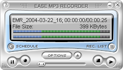 Ease MP3 Recorder - Record to MP3,WAV,OGG,WMA,PCM,RAW,VOX